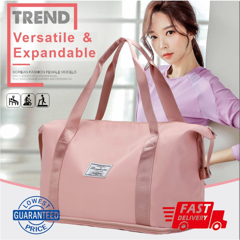 New Large Capacity Folding Travel Bag Waterproof Handbag Travel Bag Women Multifunctional Bag