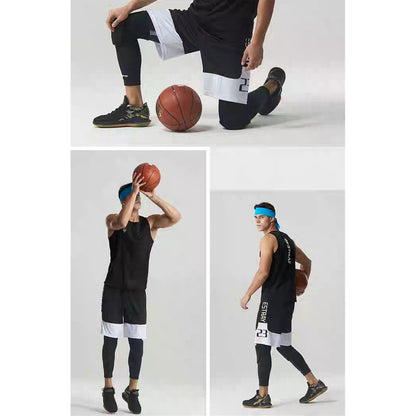 Black Basketball Kneepads compression Honeycomb Knee Pads Leg kneepad