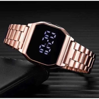 Casio square touch screen watch fashion waterproof