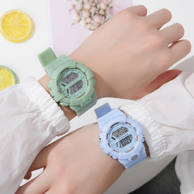 Korean Waterproof Men's Women's Unisex Student Sport Watch