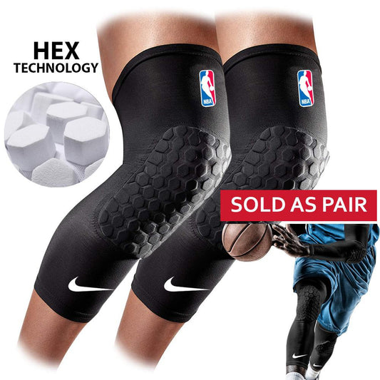 Black Basketball Kneepads compression Honeycomb Knee Pads Leg kneepad