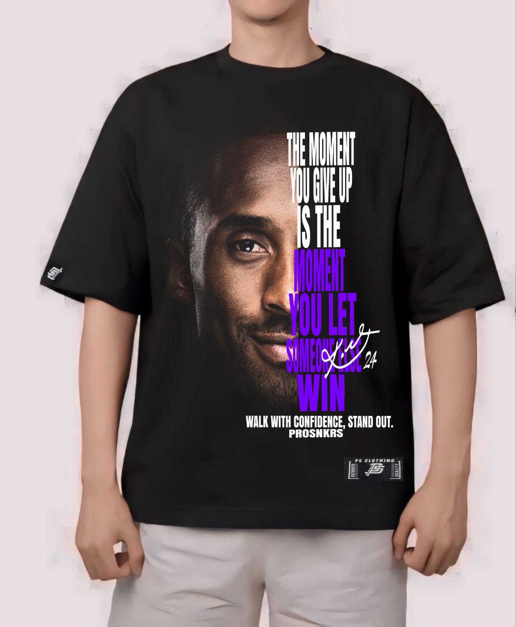 NBA "THE MOMENT YOU GIVE UP" OVERSIZE PREMIUM DESIGN