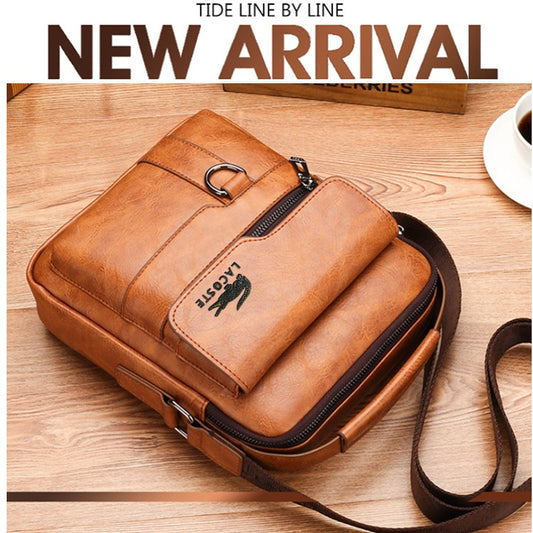 Men's Single Shoulder Bag Messenger Leisure Retro Handbag Briefcase Backpack #0002