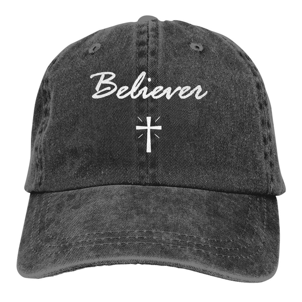 Cap Believer Cross Bible Verse Jesus Christ Love Top Quality