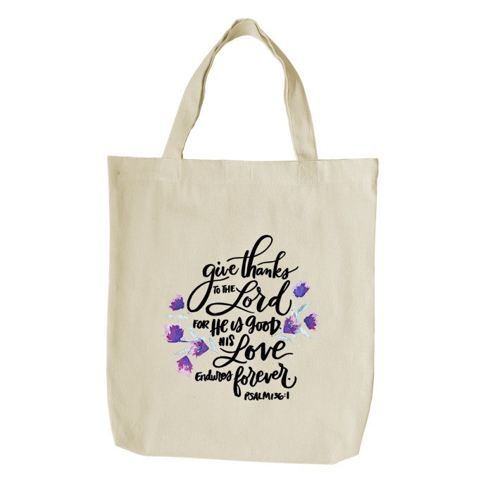 High Quality Tote Bag Bible Verse