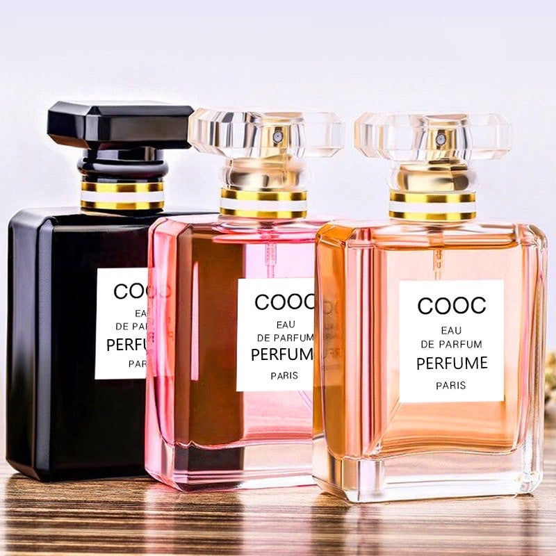 COOC Perfume 50ml Long Lasting Scent Oil Fragrance Light EDP Incense Spray Bottle Black