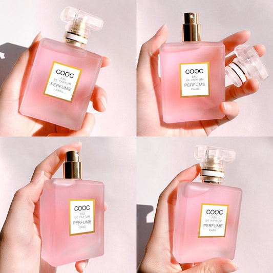 COOC Perfume 50ml Long Lasting Scent Oil Fragrance Light EDP Incense Spray Bottle Pink