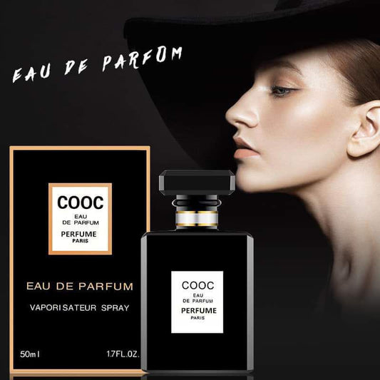 COOC Perfume 50ml Long Lasting Scent Oil Fragrance Light EDP Incense Spray Bottle Black