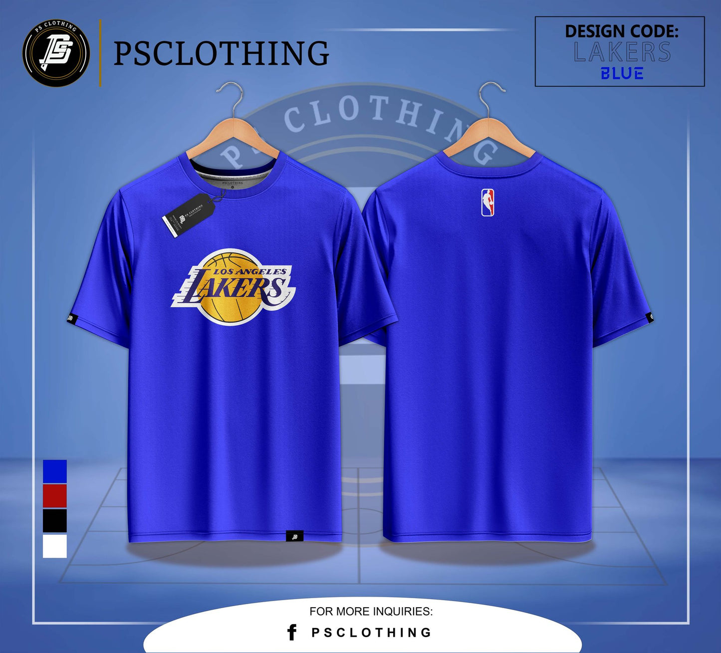 NBA SHIRT LAKERS BLUE