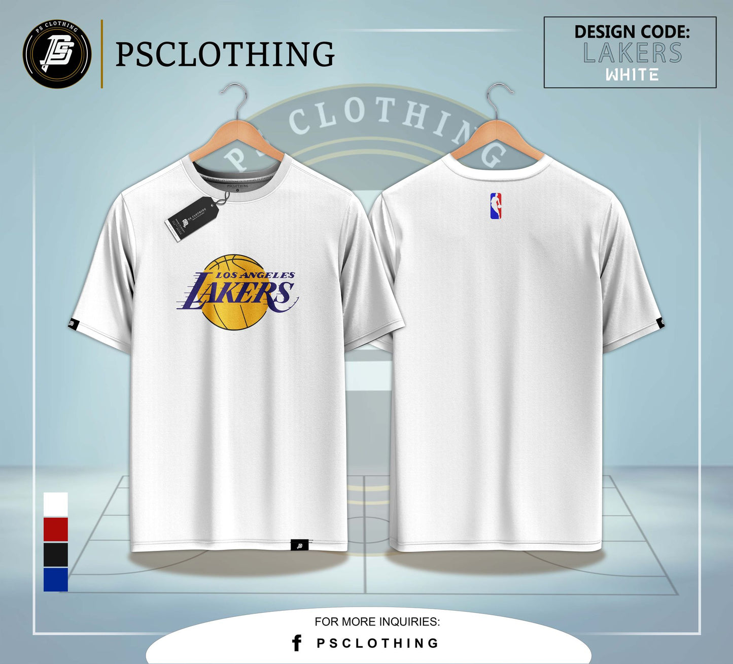 NBA SHIRT LAKERS WHITE