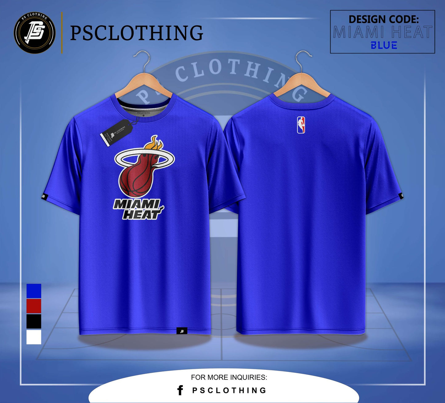 NBA SHIRT MIAMI BLUE