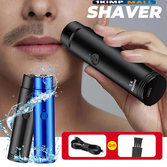Portable Electric Shaver For Men Rechargeable Trimmer Travel Mini Razor Beard Knife