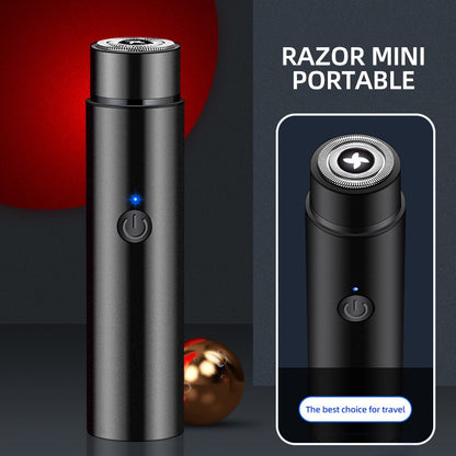 Portable Electric Shaver For Men Rechargeable Trimmer Travel Mini Razor Beard Knife