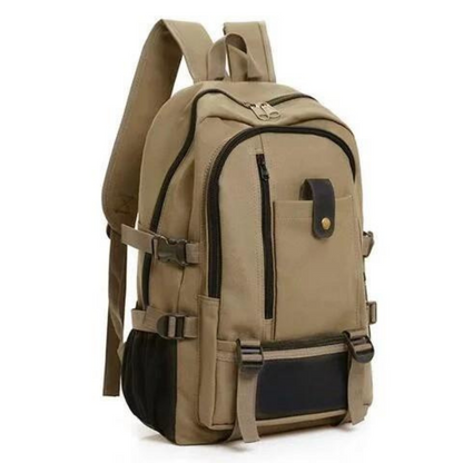 Men's Trendy Large Capacity Canvass Backpack