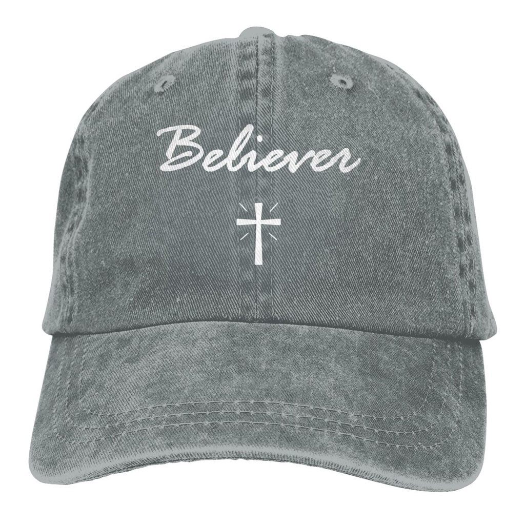 Cap Believer Cross Bible Verse Jesus Christ Love Top Quality