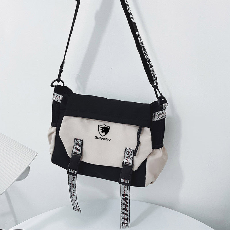 Fashionable Men's and Women's Canvas Crossbody Bag Single Shoulder Bag for Couple Crossbody Bags