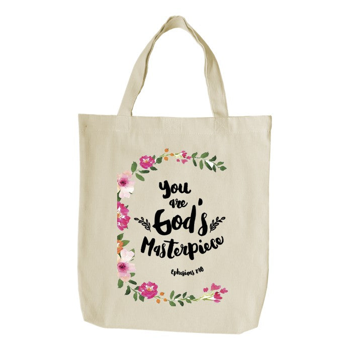 High Quality Tote Bag Bible Verse