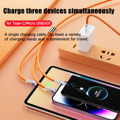 3 in 1 Charger for Android Fast Charger for Type C Micro USB iOS Super Fast Charging