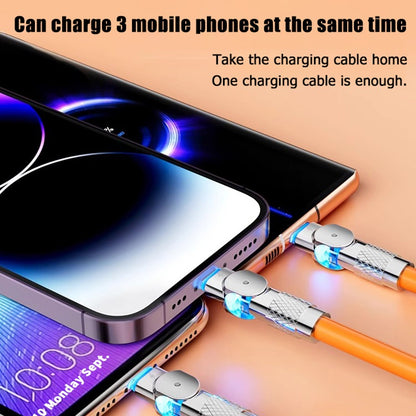 3 in 1 Charger for Android Fast Charger for Type C Micro USB iOS Super Fast Charging