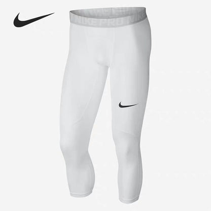 Nike Pro Combat Compression Leggings White