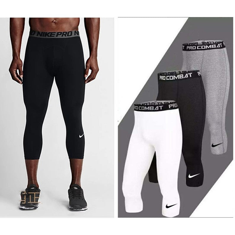 Nike Pro Combat Compression Leggings Gray