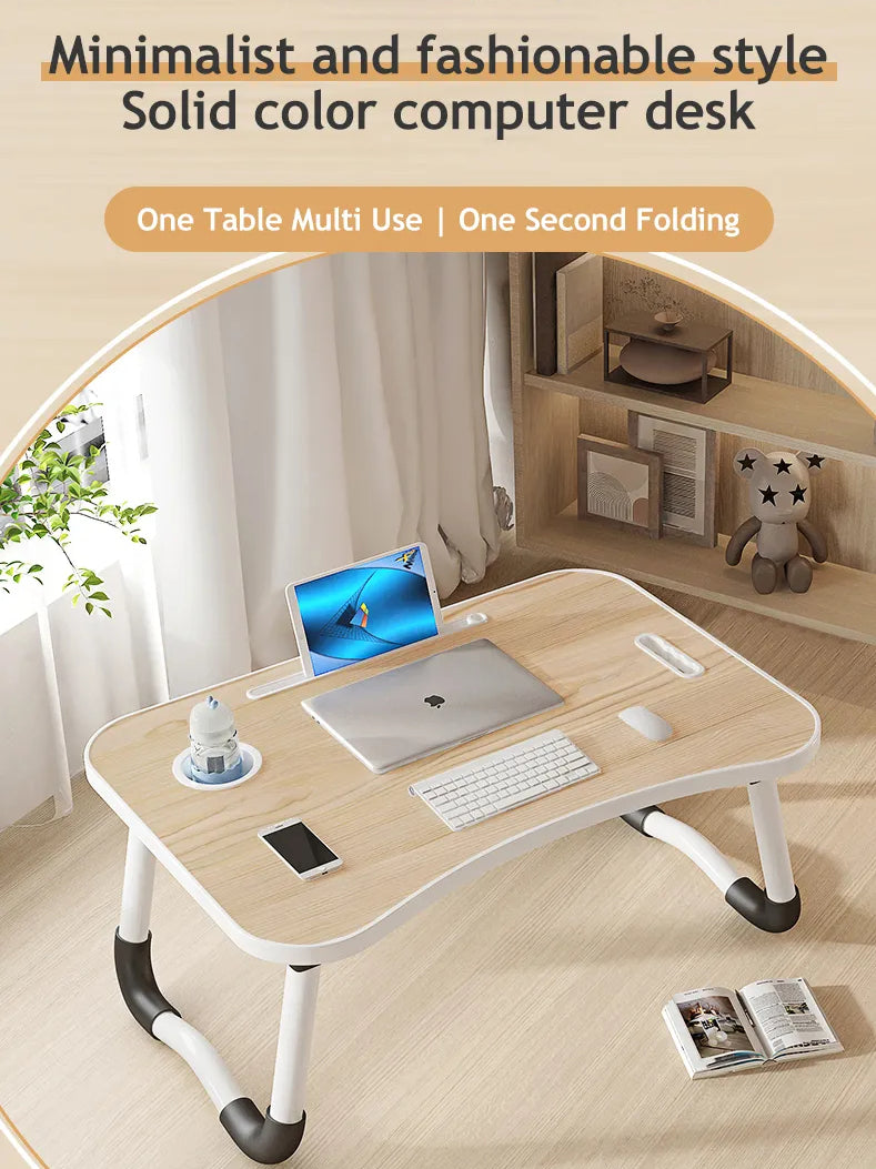 Foldable Table Anti-slip Bed Mini Table Laptop Notebook Ready Stock Computer Study Table