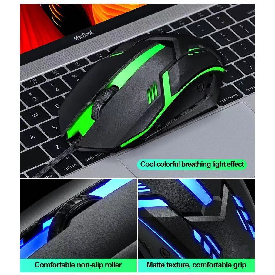 FIREWOLF M1 USB Wired Gaming Mouse High configuration With Backlight For PC and Laptop