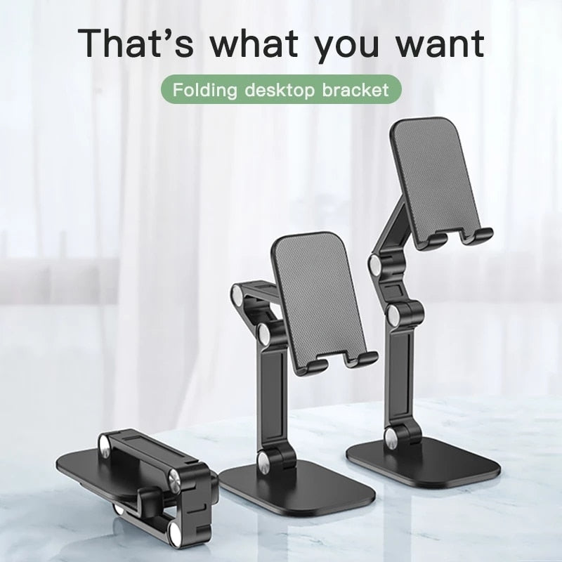 Portable Collapsible Phone Stand Adjustable Height Multi-angle Free Adjustment phone holder