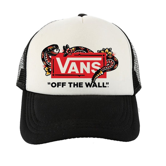 Vans Trasher Sporty Fashionable Stylish Printed Tracker Caps Net Cap Mesh Cap