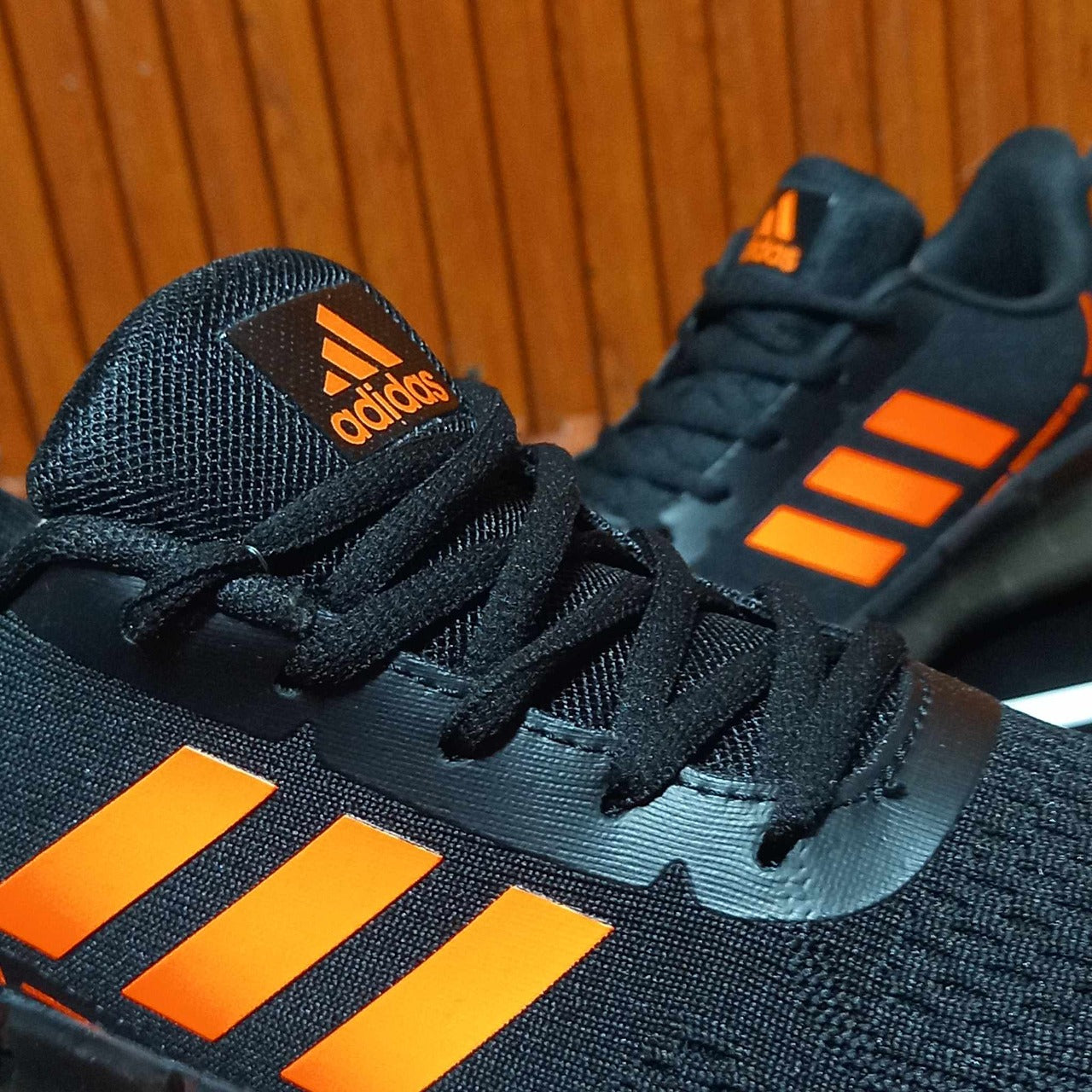 Adidas Running Shoes "Black Orange" (WOMEN)