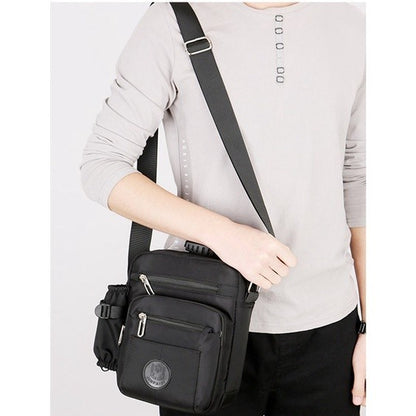 C&JY Fashion Men's Nylon Shoulder Bag Messenger Bag Casual Waterproof Outdoor Backpack