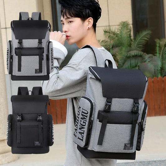 Laptop Bag Waterproof Backpack Denim Nylon Youth Leisure School Bag