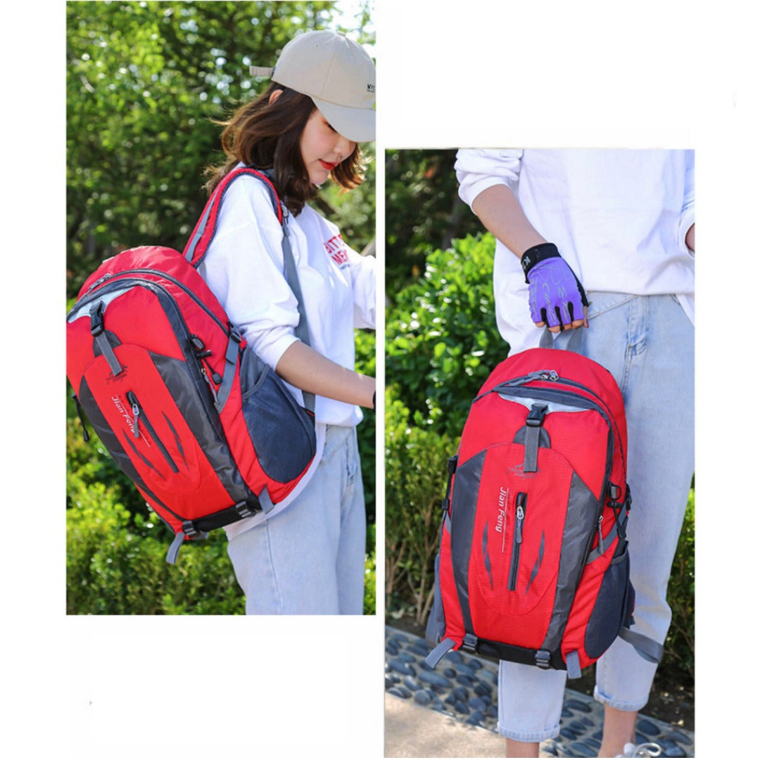 Men's Nylon Backpack Travel Bag For Hiking Traveling Outdoor Unisex Bags