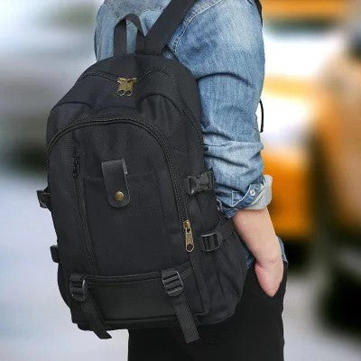 Men's Trendy Large Capacity Canvass Backpack