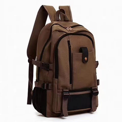 Men's Trendy Large Capacity Canvass Backpack