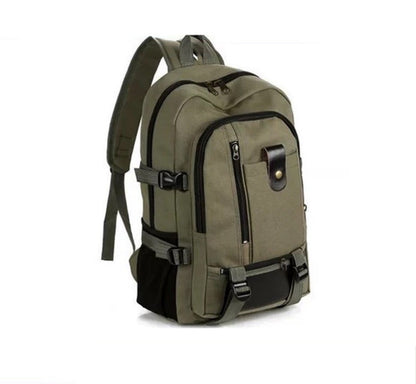 Men's Trendy Large Capacity Canvass Backpack