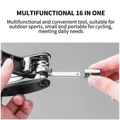 MTB Bike 16 in 1 Tools Road Bicycle Allen Wrench Pocket Tools Repair Tool set Multifunction Tools