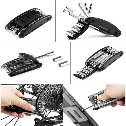 MTB Bike 16 in 1 Tools Road Bicycle Allen Wrench Pocket Tools Repair Tool set Multifunction Tools