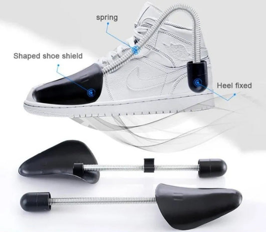 1 Pair Shoe Tree Spring Type support Plastic Stretcher Shoe Shaper Expander men&women