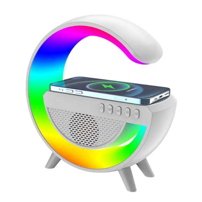 G63 Intelligent Speaker Smart Light Sound Machine Wireless Speaker Charging Phone & AlarmClock RGB