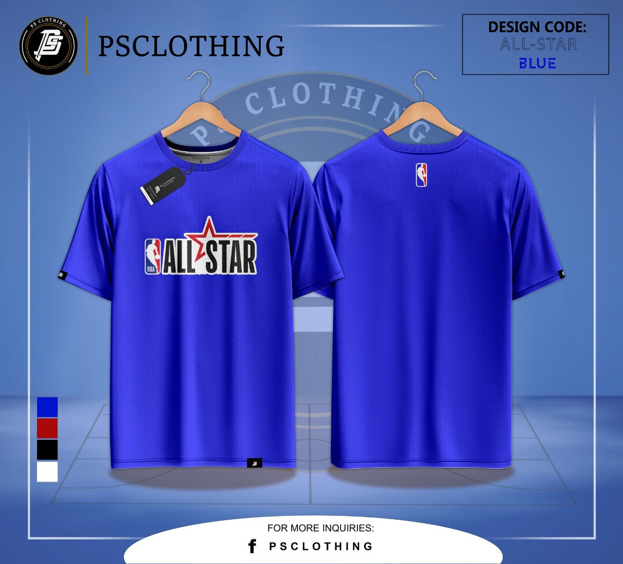 NBA SHIRT ALL STAR BLUE