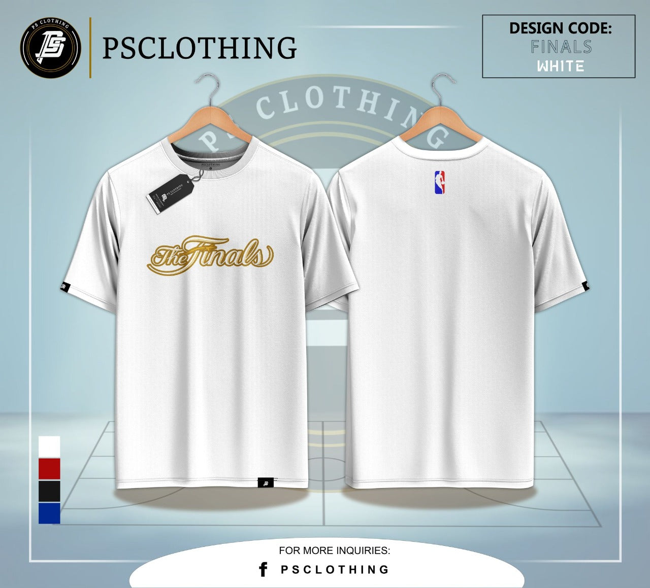 NBA SHIRT "THE FINALS" WHITE