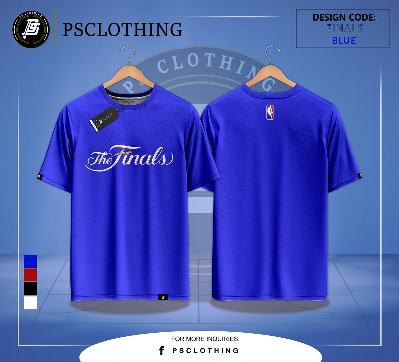 NBA SHIRT "THE FINALS" BLUE