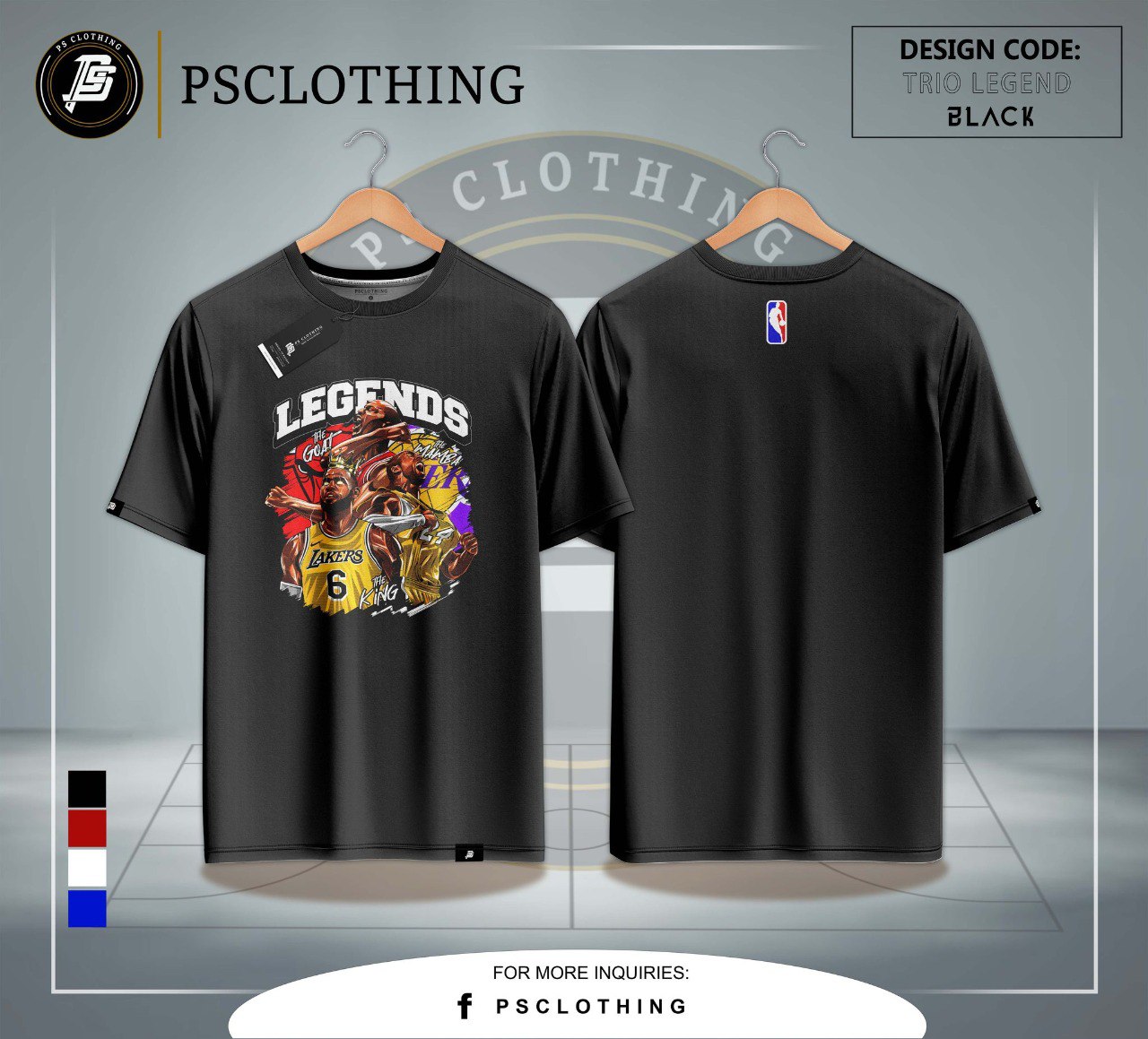 NBA "LEGENDS" BLACK