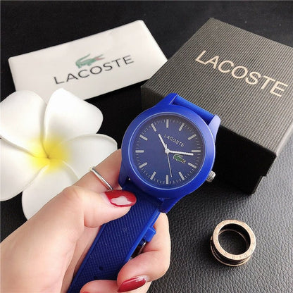 LACOSTE WATCH fashion Analog Unisex rubber watch For Men Women