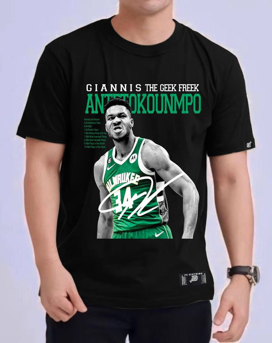 NBA GIANNIS ANTETOKOUNMPO ROUND NECK REGULAR FIT PREMIUM DESIGN