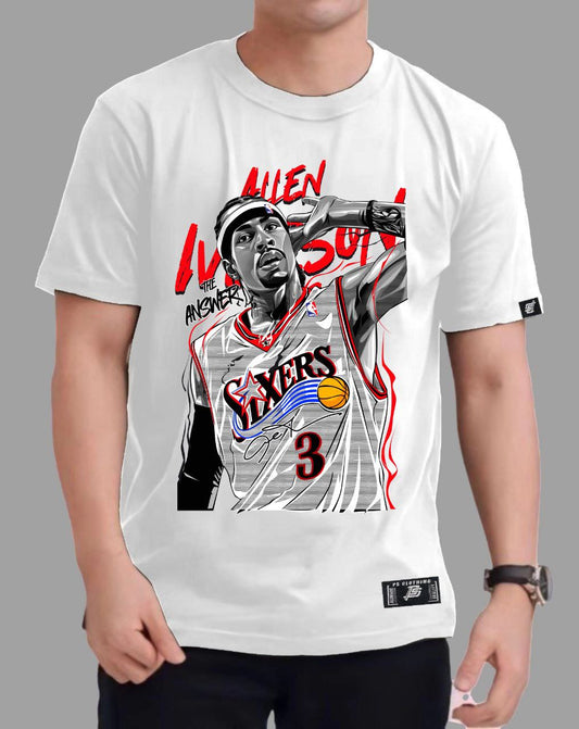 ALLEN IVERSON VERSION 3  REGULAR FIT ROUND NECK PREMIUM DESIGN