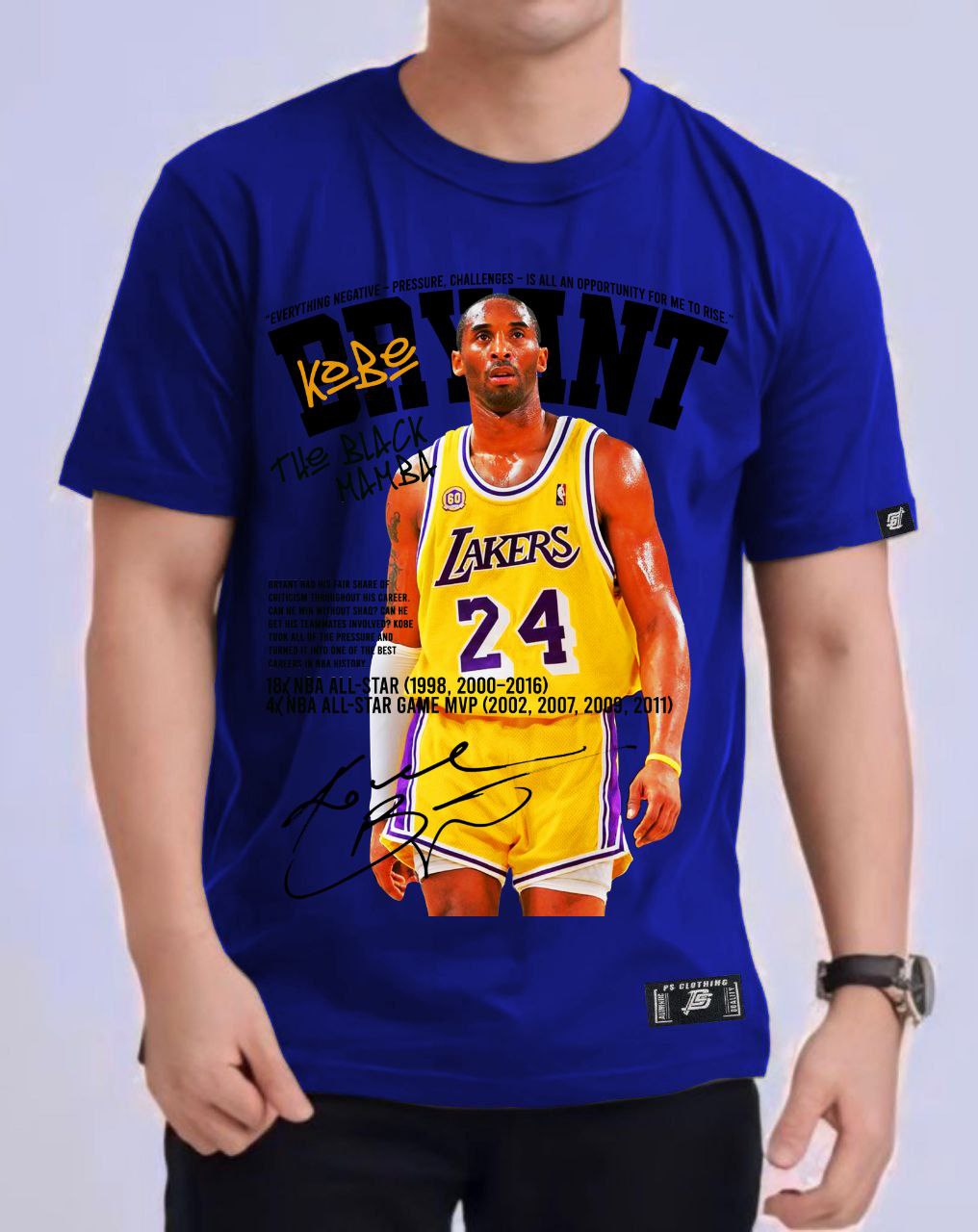 NBA KOBE BRYANT ROUND NECK REGULAR FIT PREMIUM DESIGN