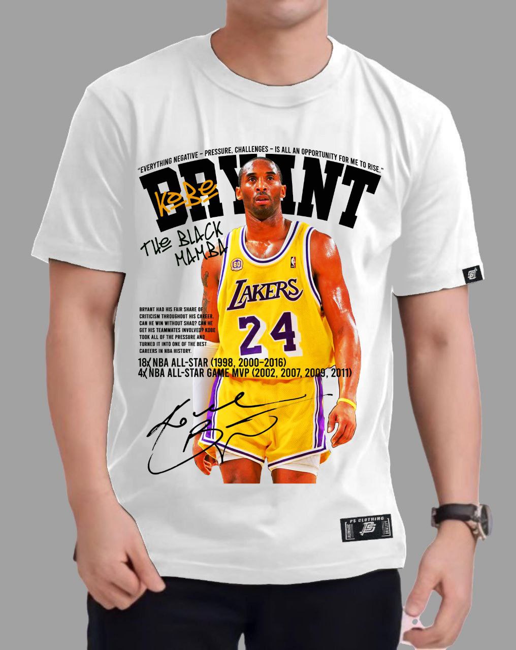 NBA KOBE BRYANT ROUND NECK REGULAR FIT PREMIUM DESIGN