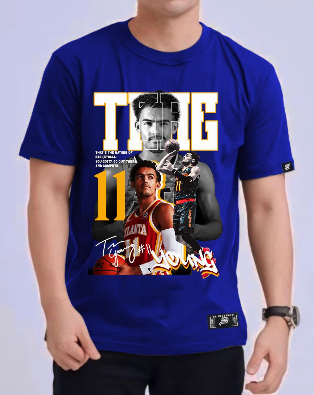 NBA TRAE YOUNG ROUND NECK REGULAR FIT PREMIUM DESIGN